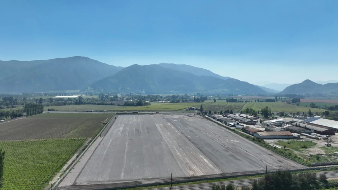 Base estabilizada Nuevas Bodegas Contenedores San Fernando
